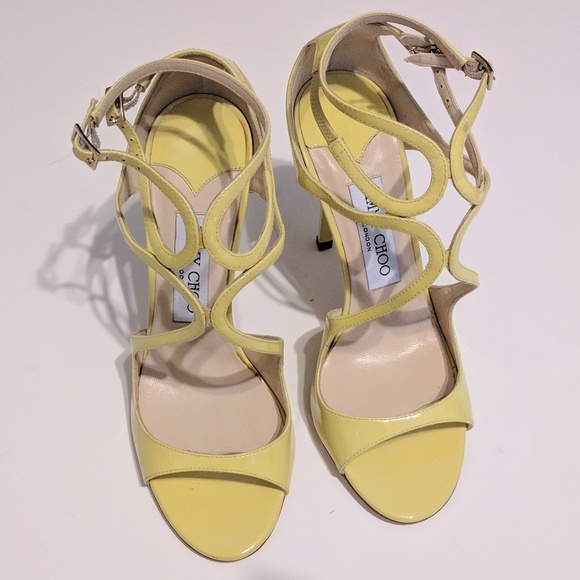 SOLD🎈$775🎉JIMMY CHOO❤️Lang❤️Sandals 37.5/7 - Picture 4 of 8